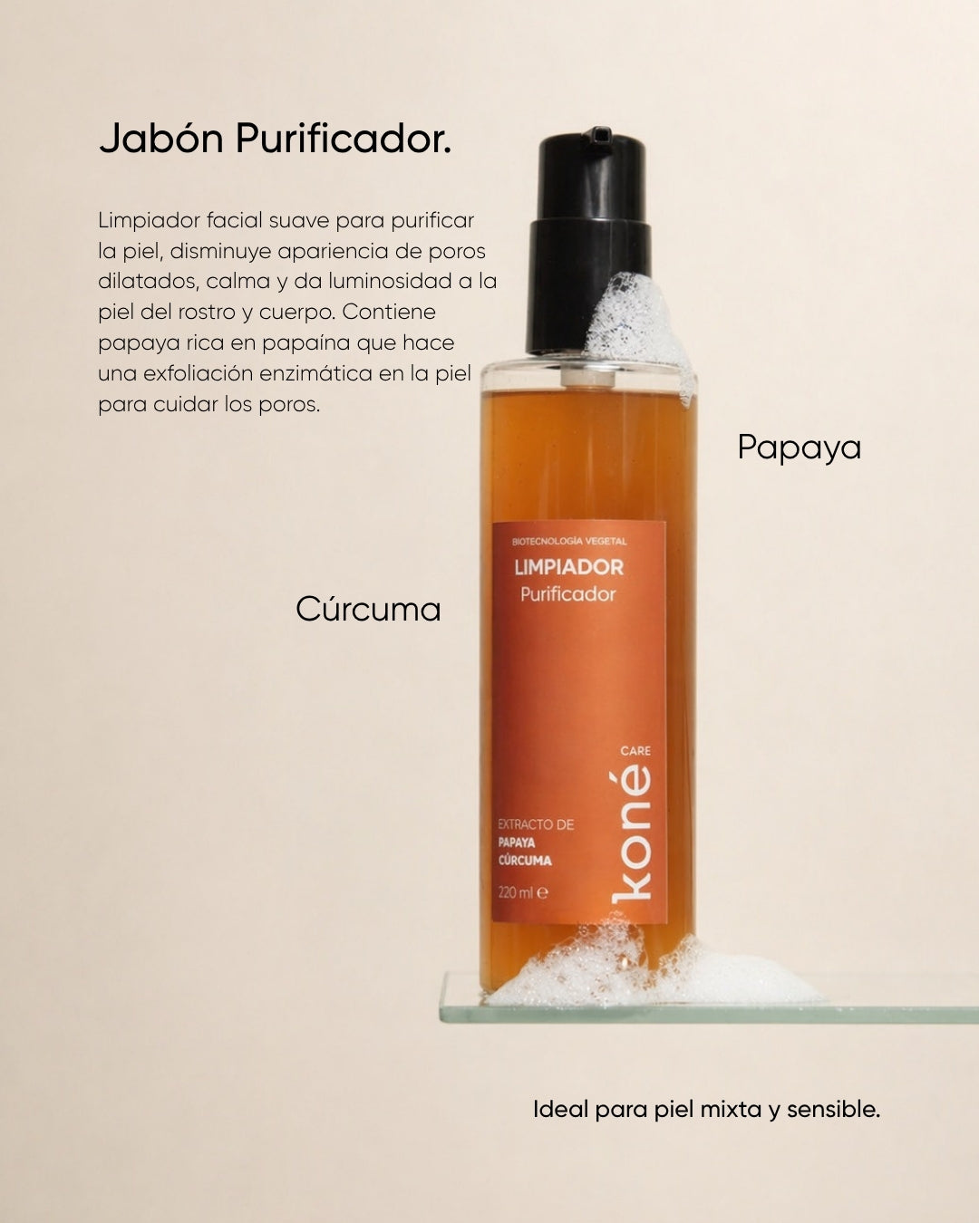 Jabón purificador