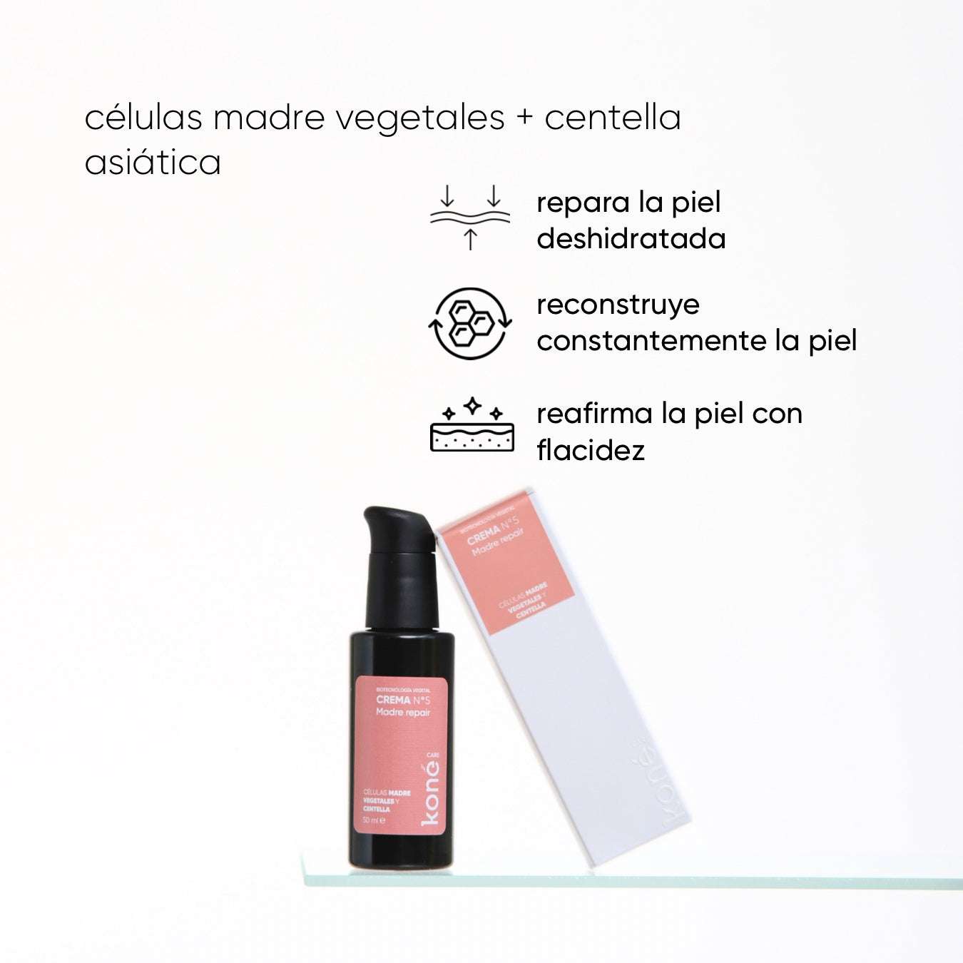 Crema N° 5 Madre repair con células madre vegetales