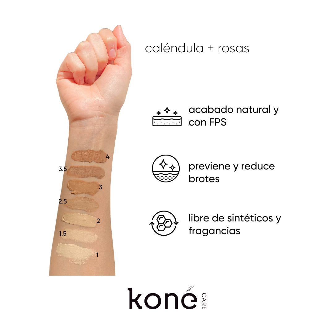 Base Nutritiva con FPS 25