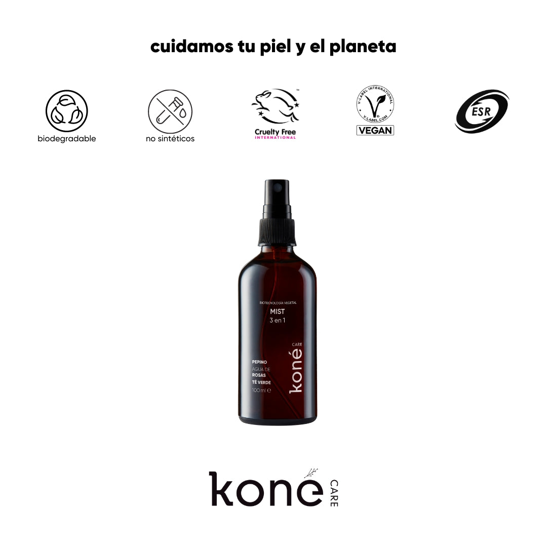 Mist 3 en 1: tónico, sellador de maquillaje y re hidratante